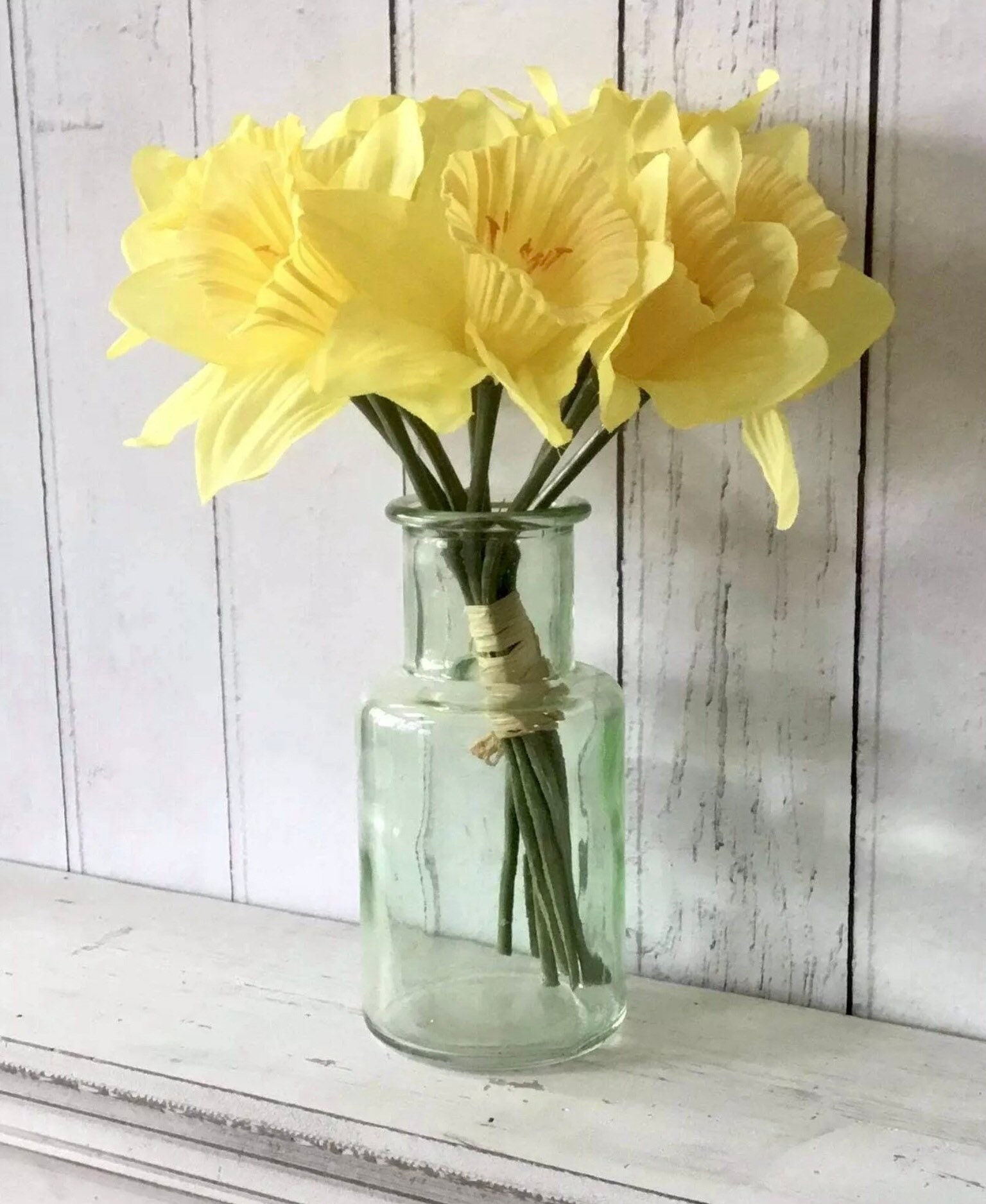 Realistic Artificial Daffodil Bunch Silk Daffodil Posy in Etsy