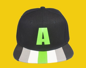 Agender Pride Snapback Hat - Agender Hat, Agender Snapback, LGBT Gifts, Agender Gifts, Agender Pride Hat, Transgender Hat, Trans Pride