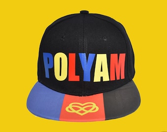 Polyamory Hat, Polyamory Pride, Polyamory Flag, Polyamory Gifts, Polyamorous Pride, Polyamorous Gifts, LGBT Hat, Queer Hat, Pride Hat