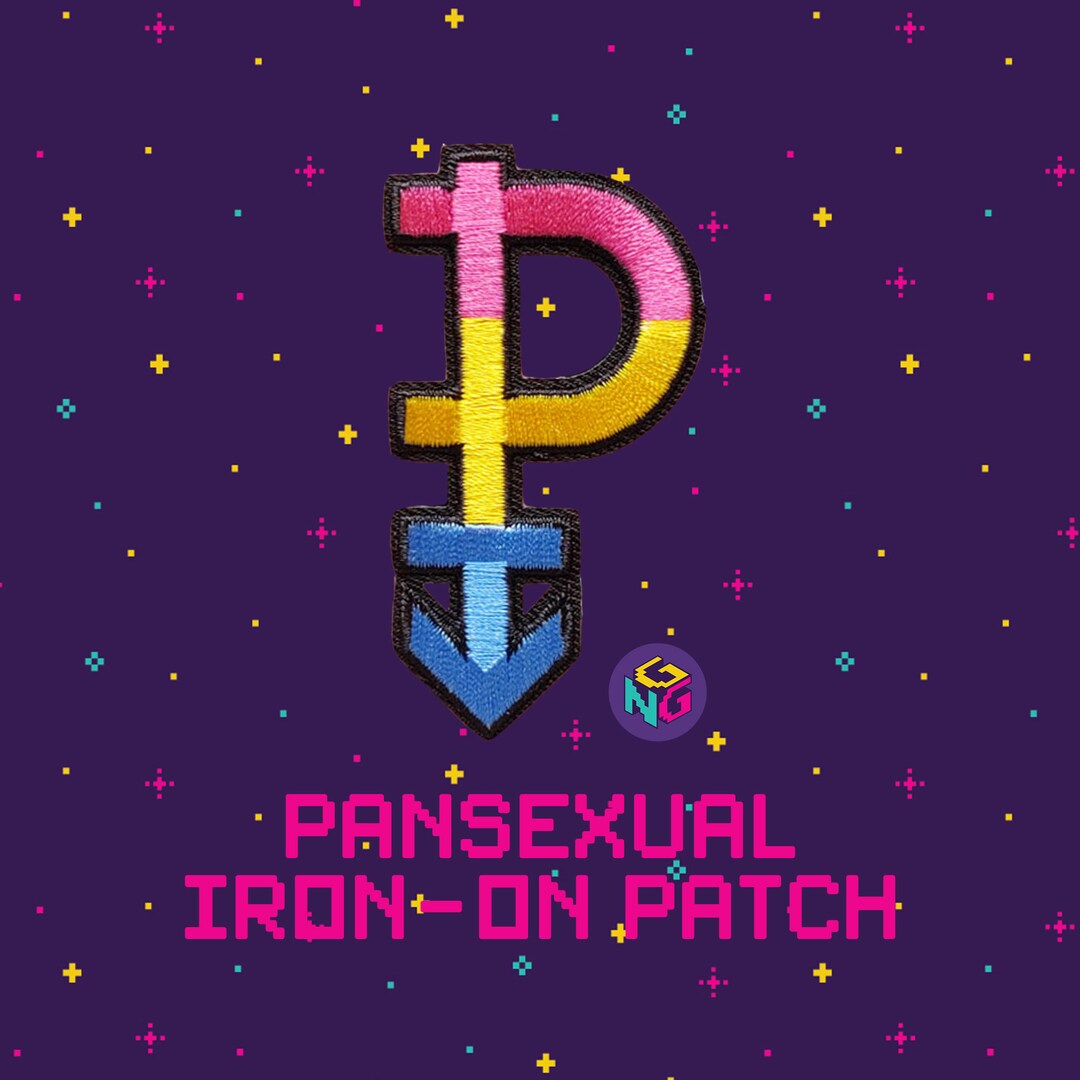 Pansexual Patch Pansexual Ironon Patch 3 LGBT Patch Etsy France