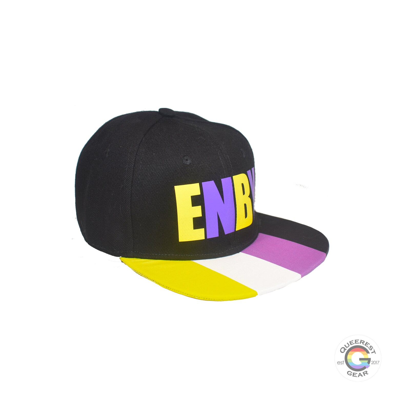 Nonbinary Pride Snapback Hat Nonbinary Snapback Nonbinary | Etsy