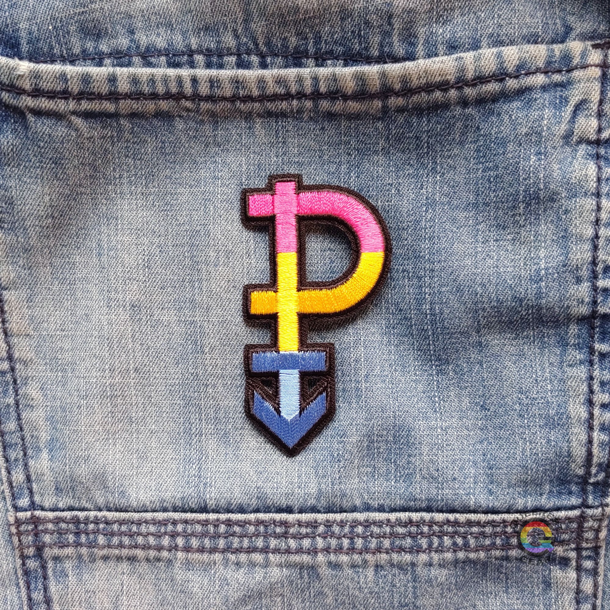 Pansexual Patch Pansexual Ironon Patch 3 LGBT Patch Etsy