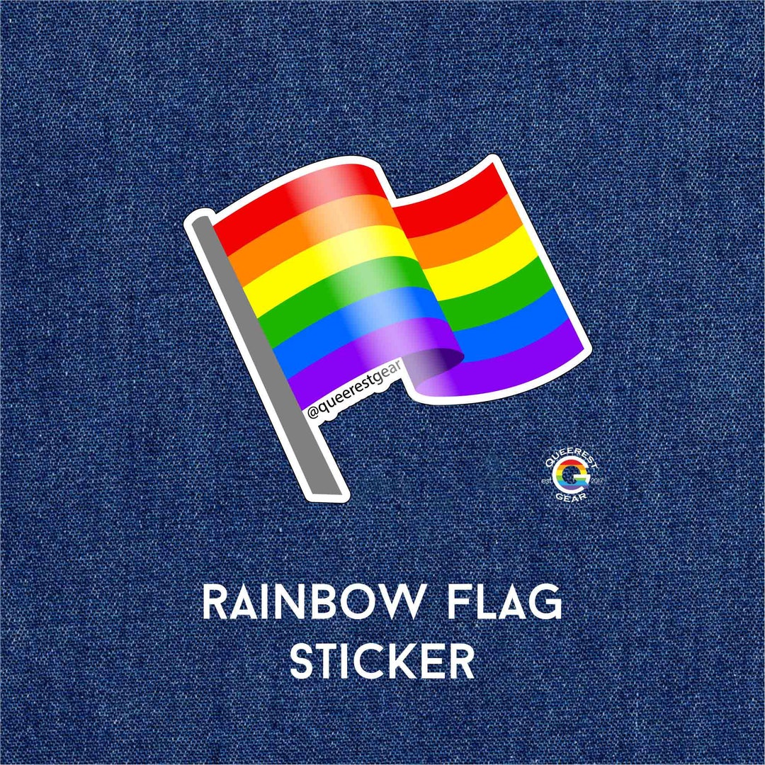 Gay Sticker Gay Pride Sticker Rainbow Flag Sticker LGBT - Etsy
