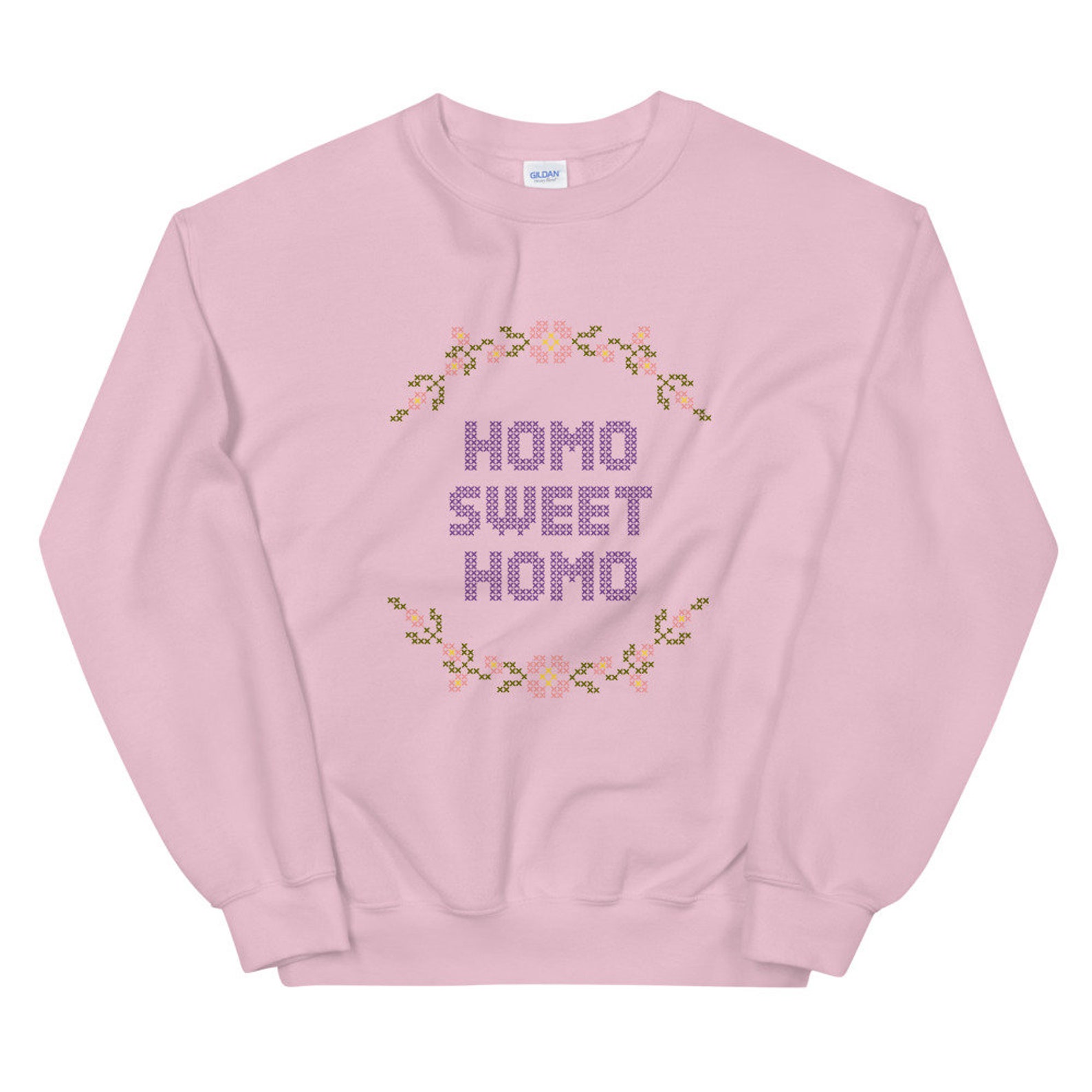 Gay Sweatshirt Homo Sweet Homo LGBT Sweater Queer Sweater Etsy