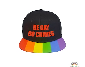 Texto personalizado Pride Snapback Hat, LGBT Hat, Pride Hat, Custom Pride Hat, Custom Rainbow Hat, Queer Pride, Transgender Pride, Accesorio lésbico