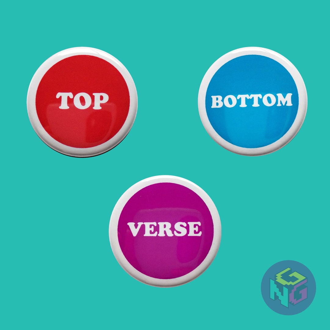 1.5 Top Bottom Verse Button Bedroom Position Button Pinback Button Top