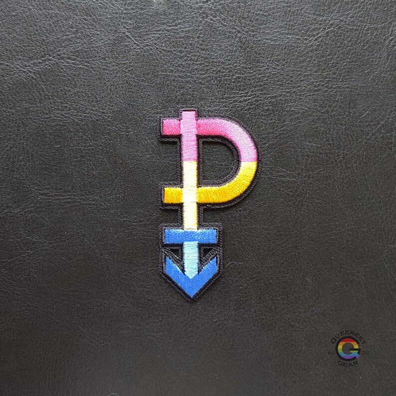 Pansexual Patch Pansexual Ironon Patch 3 LGBT Patch Etsy