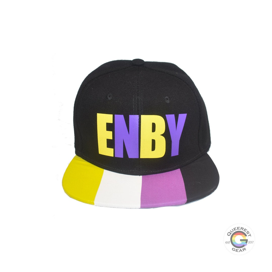 Nonbinary Pride Snapback Hat Nonbinary Snapback Nonbinary - Etsy