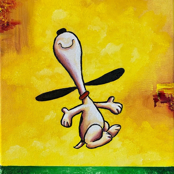 Sonrisa de Snoopy (IMPRESIÓN DE ARTE)