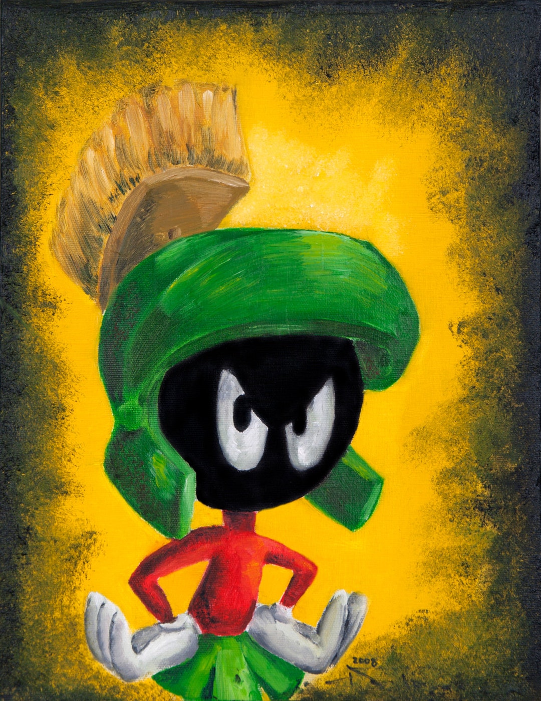 Marvin the Martian ART PRINT Etsy