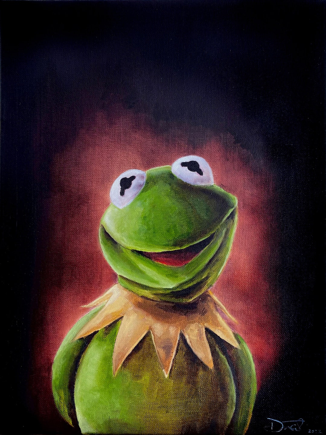 Kermit the Frog ART PRINT Etsy