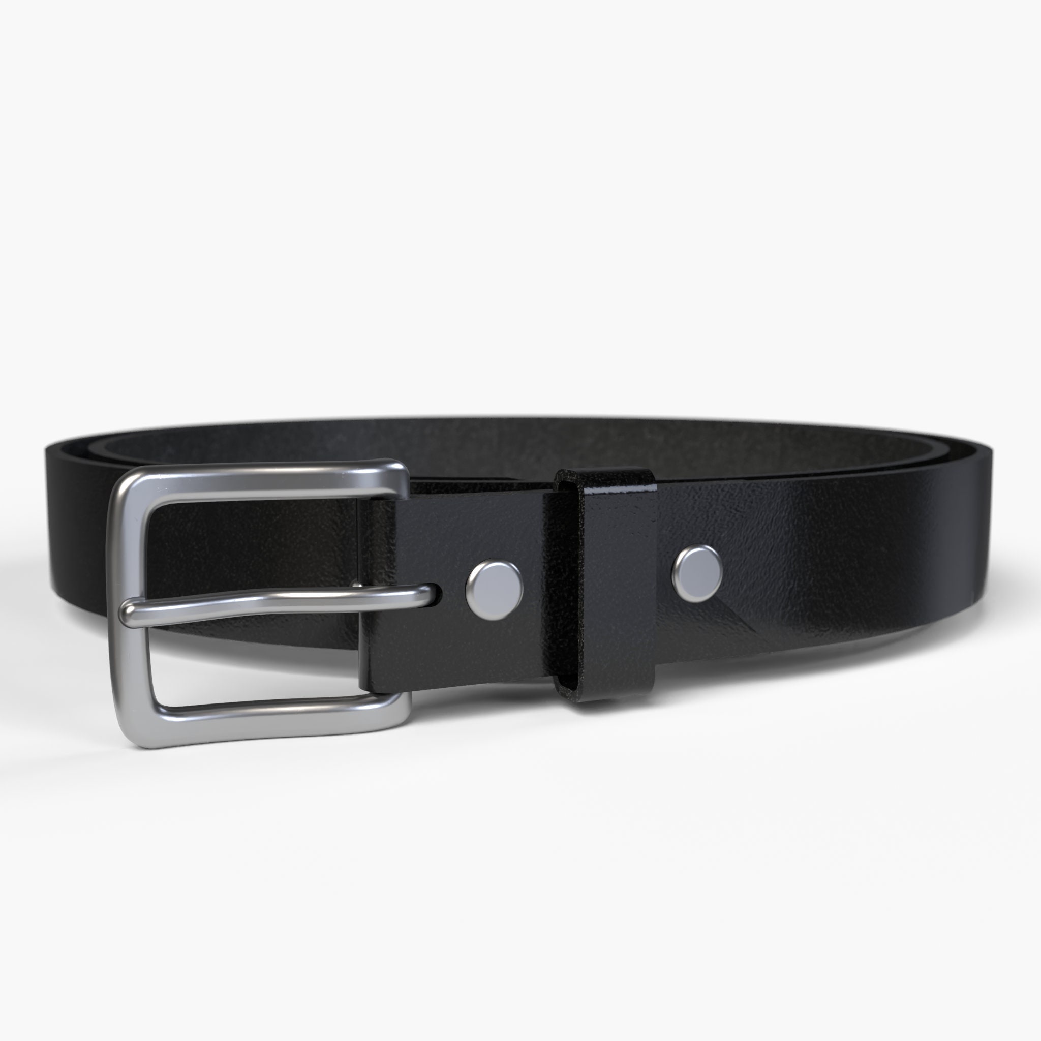 Black English Bridle Leather Belt - Wickett and Craig - 1.25 Black English Bridle Leather Belt - Wickett and Craig - 1.25