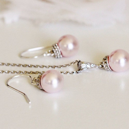 Flower Girl Jewelry Set Flower Girl Gift Junior Bridesmaid Etsy