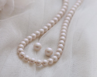 Pearl Choker Necklace, Pearl Bridal Necklace, Pearl Studs, Bridal Necklace and Earrings Set, Bridal Bracelet, Pearl Wedding Jewelry Set N202