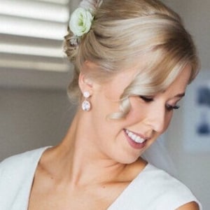 Braut Ohrringe Tropfen Ohrringe, Kristall Hochzeit Ohrringe Tropfen Ohrringe, Rose Gold Silber Hochzeit Schmuck Für Bräute, E107