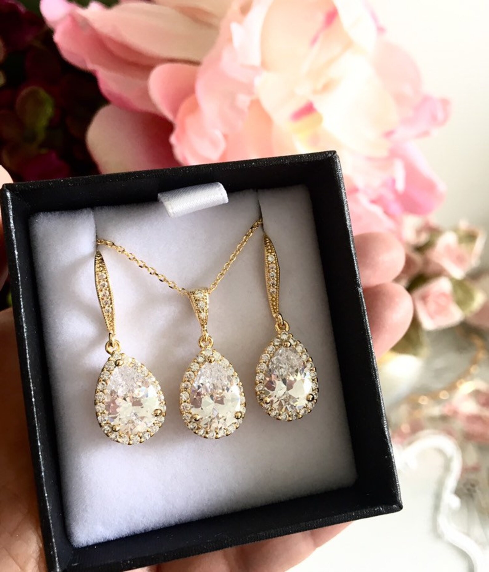 Wedding Jewellery Set Bridesmaid Gift Set Bridal Jewelry Etsy