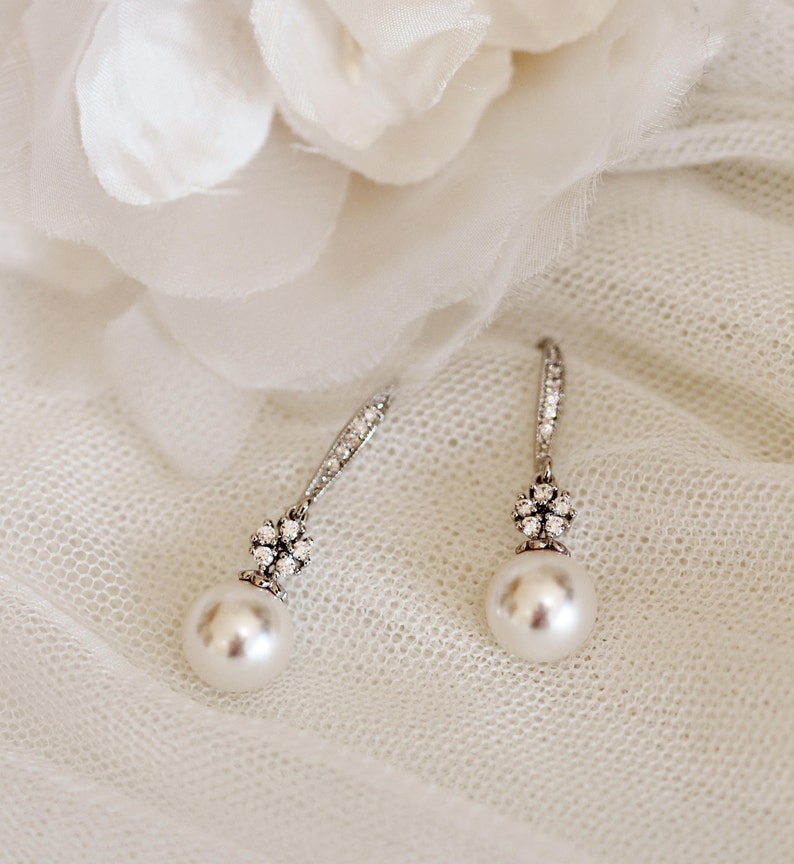 Bridal Jewelry Set Pearl Wedding Jewelry Set Bridal Earrings Etsy Australia