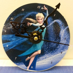 CD Clock Frozen Elsa FREE SHIPPING