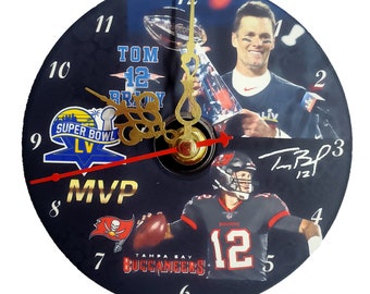 CD Clock Tom Brady  FREE SHIPPING