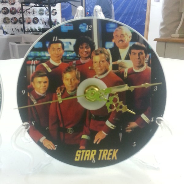 Star Trek Clock Etsy