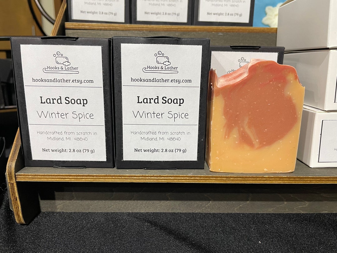 Winter Spice Handmade Lard Lye Soap Cold Process Etsy