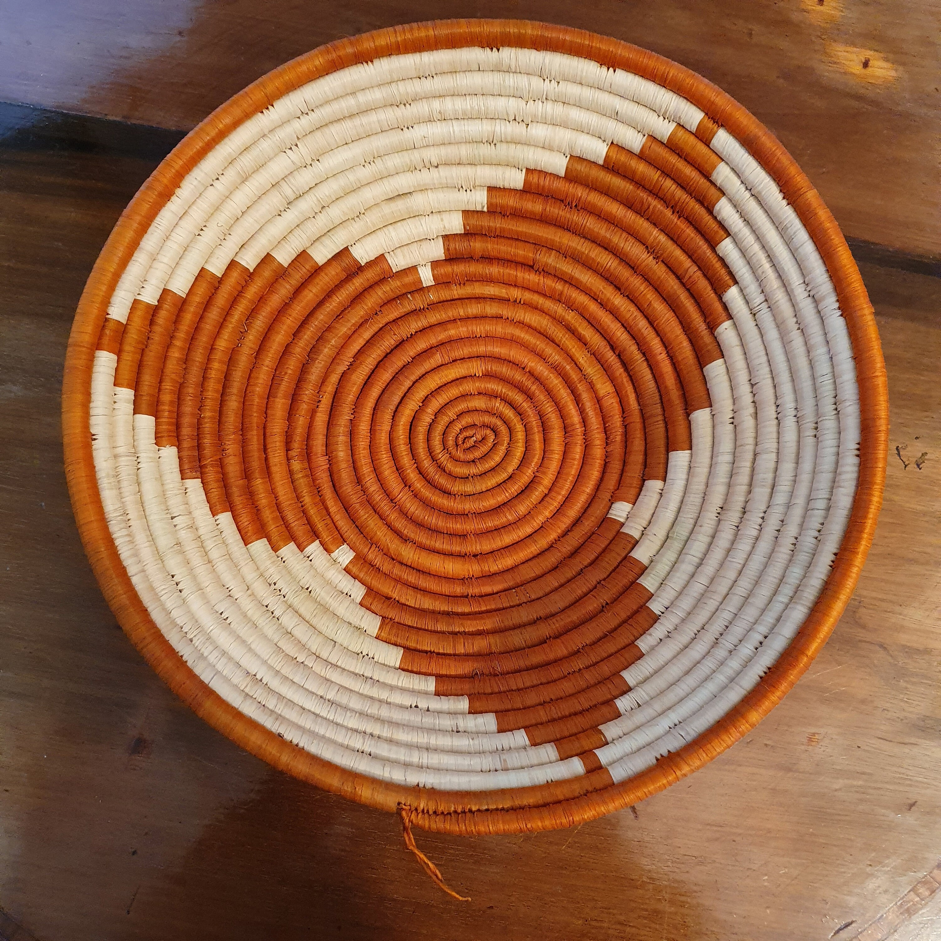 Hand Made Basket Large Coiled African Basket Etsy UK