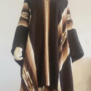 80s Wool Poncho - Etsy