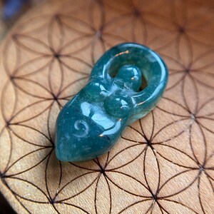 Crystal Goddess Miniature Totem Tiny Goddess Crystal Reiki Infused Divine Feminine Carving Moss Agate