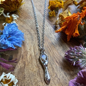 Custom Crystal Goddess Necklace Handmade Goddess Necklace with the Stone of Your Choosing image 10