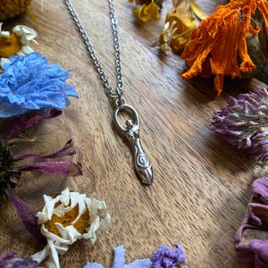 Custom Crystal Goddess Necklace Handmade Goddess Necklace with the Stone of Your Choosing image 5
