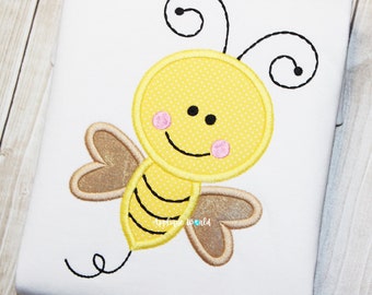 Broderie d’abeille d’abeille, Applique d’abeille, Broderie à la machine, Téléchargement instantané, Applique d’abeille numérique, Abeille, Applique d’anniversaire, Broderie d’abeille