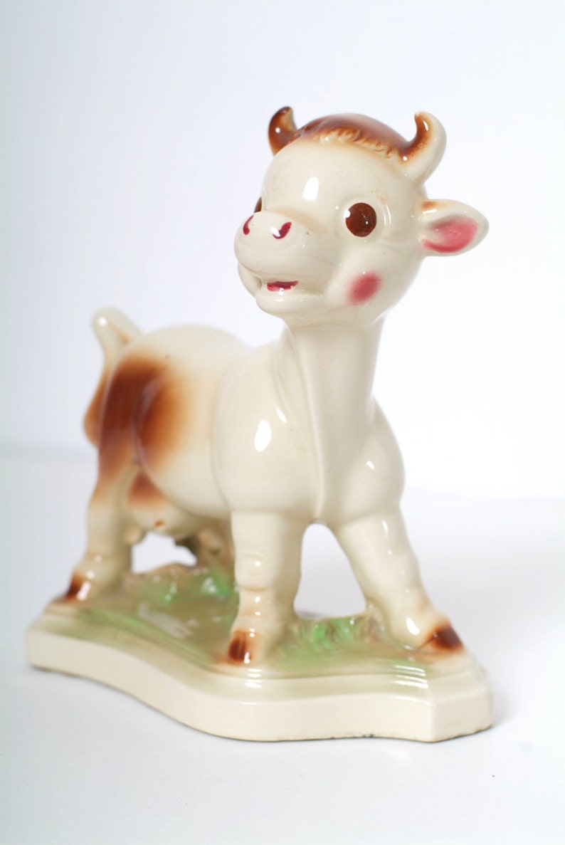 Vintage Cow Figurine / Gift / Home Decor / Collectibles / Etsy