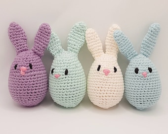 Choose Your Own ONE Handmade Crochet Ferret Toy Bunny Egg/Chick Egg/Carrot/Ladybug/Happy Flower/Spring Bird/Chicken/Drumstick/Fried Egg