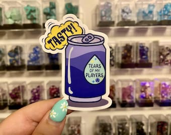 Tears of my Players - Funny Dungeons and Dragons Sticker - DM D&D Vinyl Decal