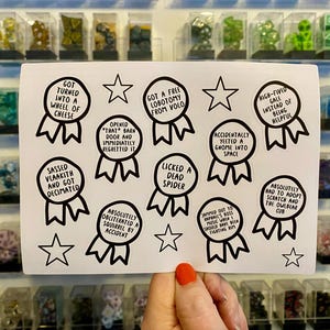 Funny Baldur&#39;s Gate 3 Awards - Sticker Sheet