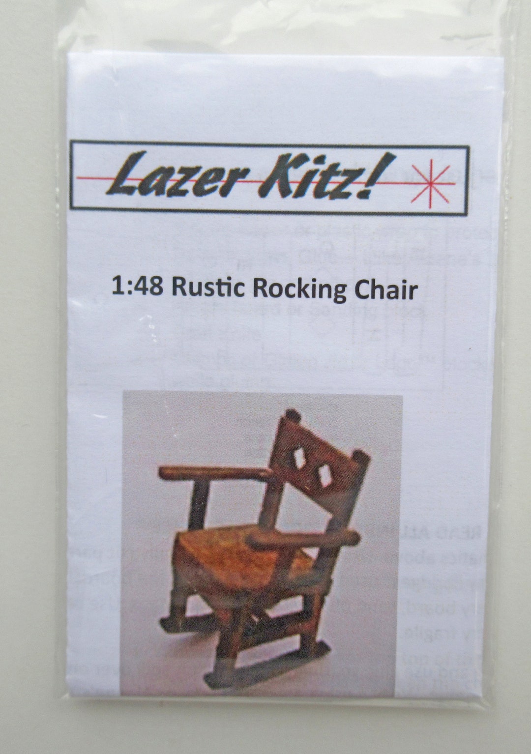 148 Scale Rocking Chair Kit Etsy