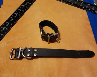 Locking leather wrist restraint