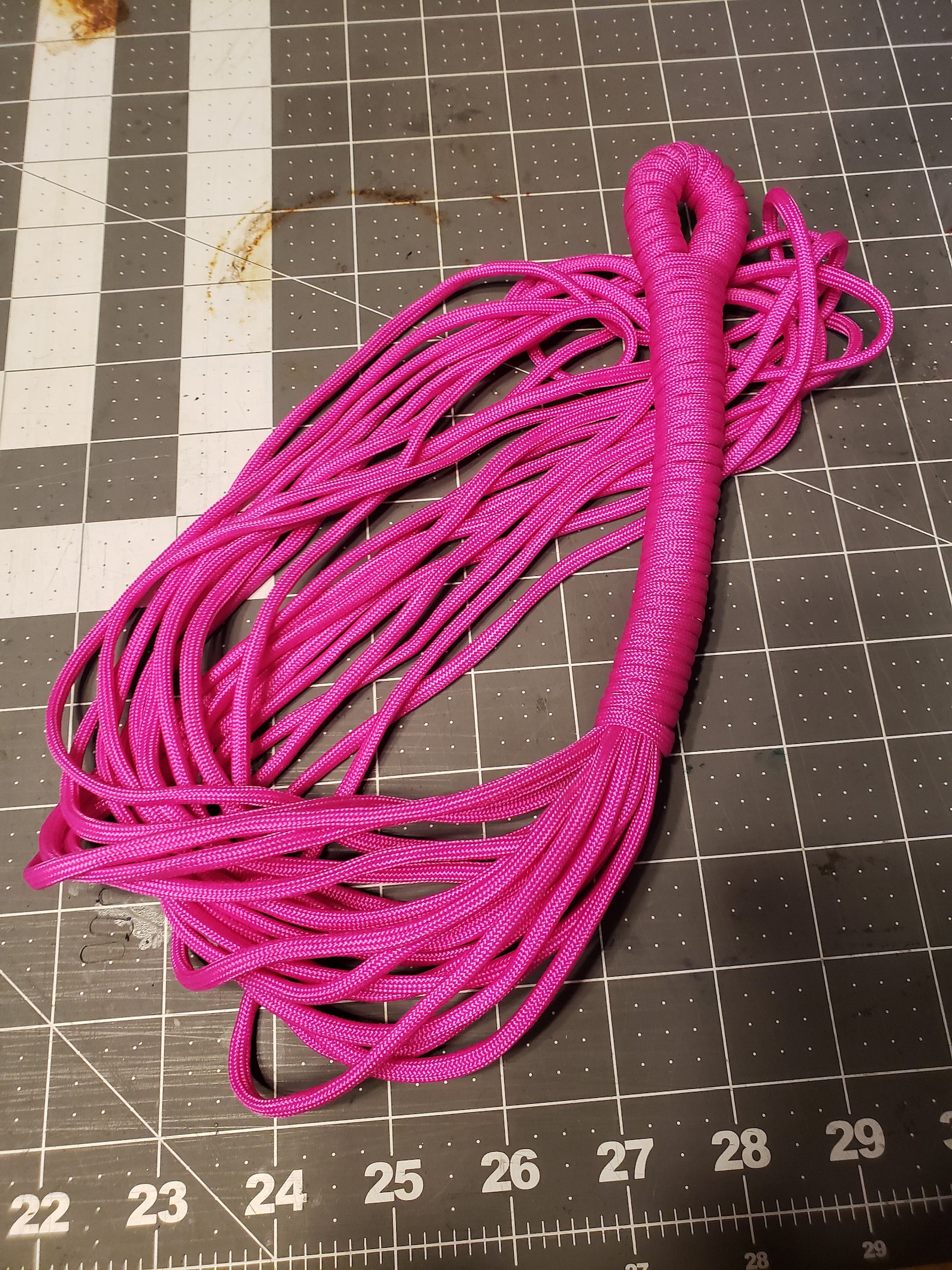 Pink Paracord Flogger Etsy