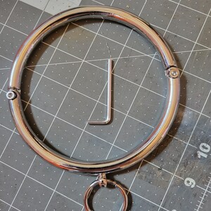 14&quot; inch locking stainless steel slave collar