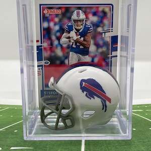 Buffalo Bills Stefon Diggs Mini Helm Shadowbox mit Karte