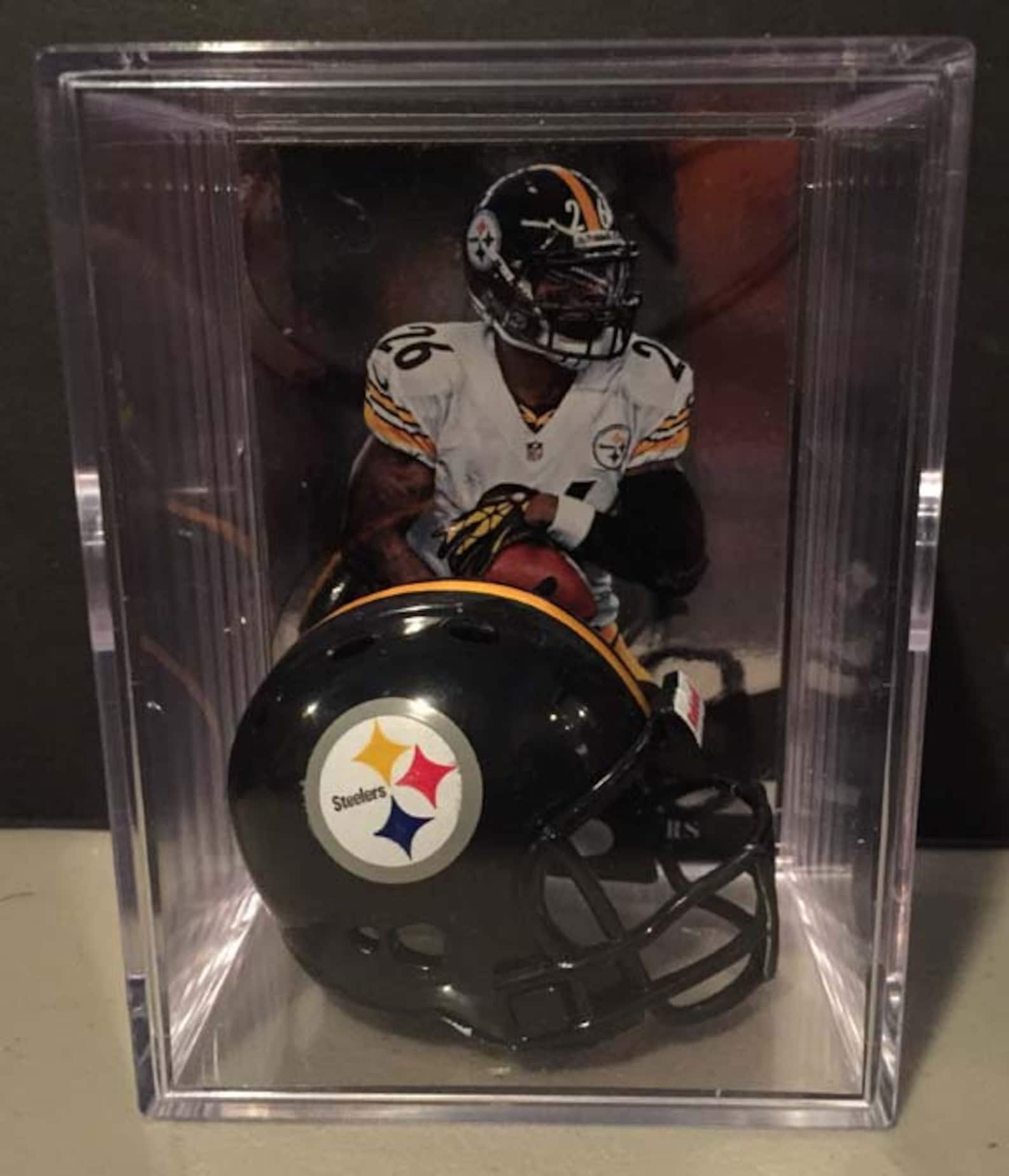 Pittsburgh Steelers NFL Players Mini Helmet Shadowbox W/ Card Etsy