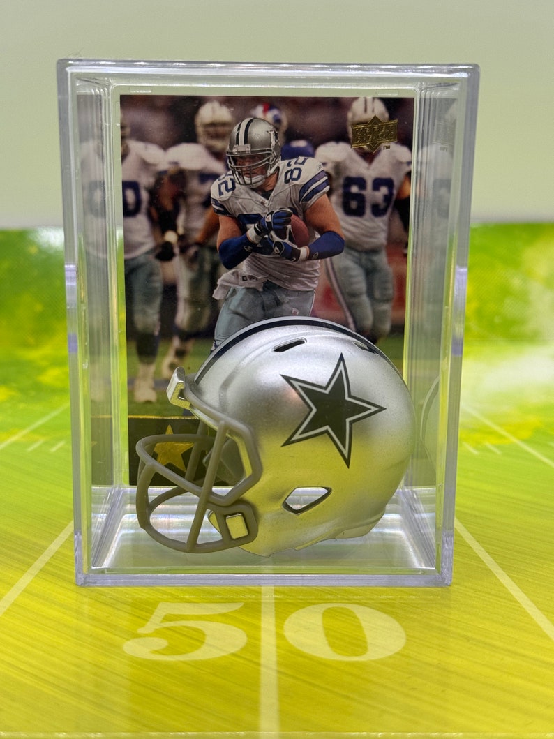 Dallas Cowboys NFL Players Mini Helmet Shadowbox w/ card Jason Witten