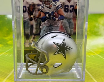 Dallas Cowboys Jason Witten Mini Helmet Shadowbox w/ card