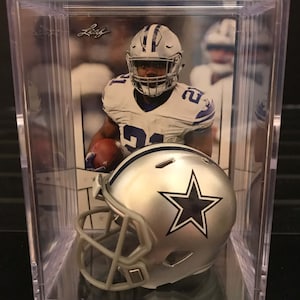 Dallas Cowboys Ezekiel Elliott Mini Helm Shadowbox mit Karte