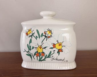 Vintage Petal Pets Chickweed Ceramic Napkin Holder Cottagecore Japan Artmark1989