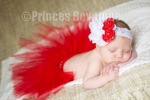 red infant tutu