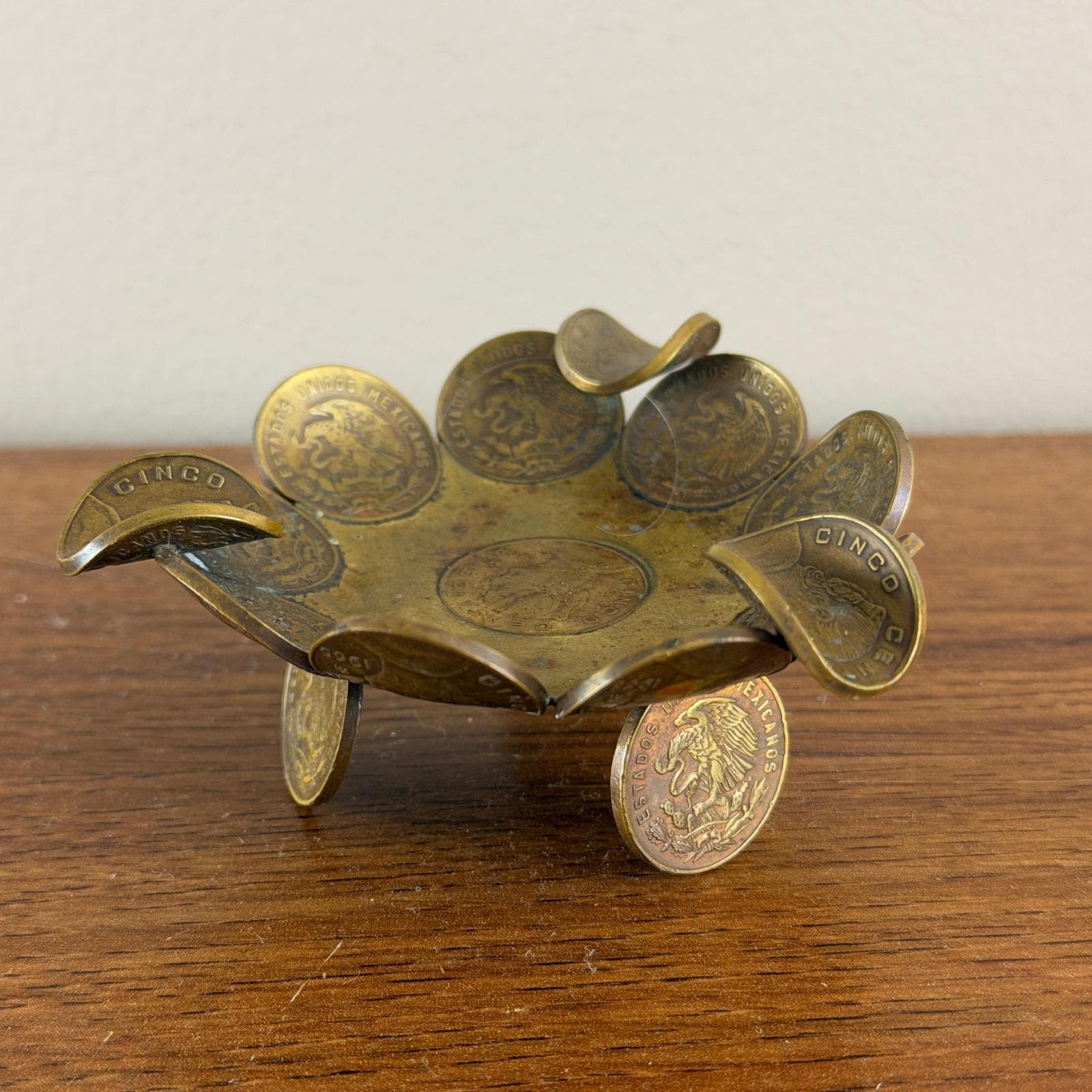 メキシコ硬貨装飾 灰皿 ヴィンテージ Mexico Coin Ashtray - Etsy