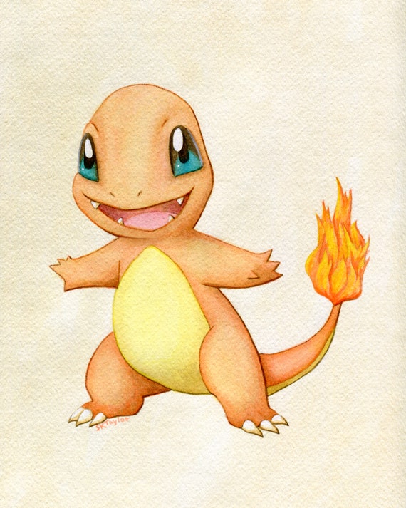 Charmander Pencil Drawing