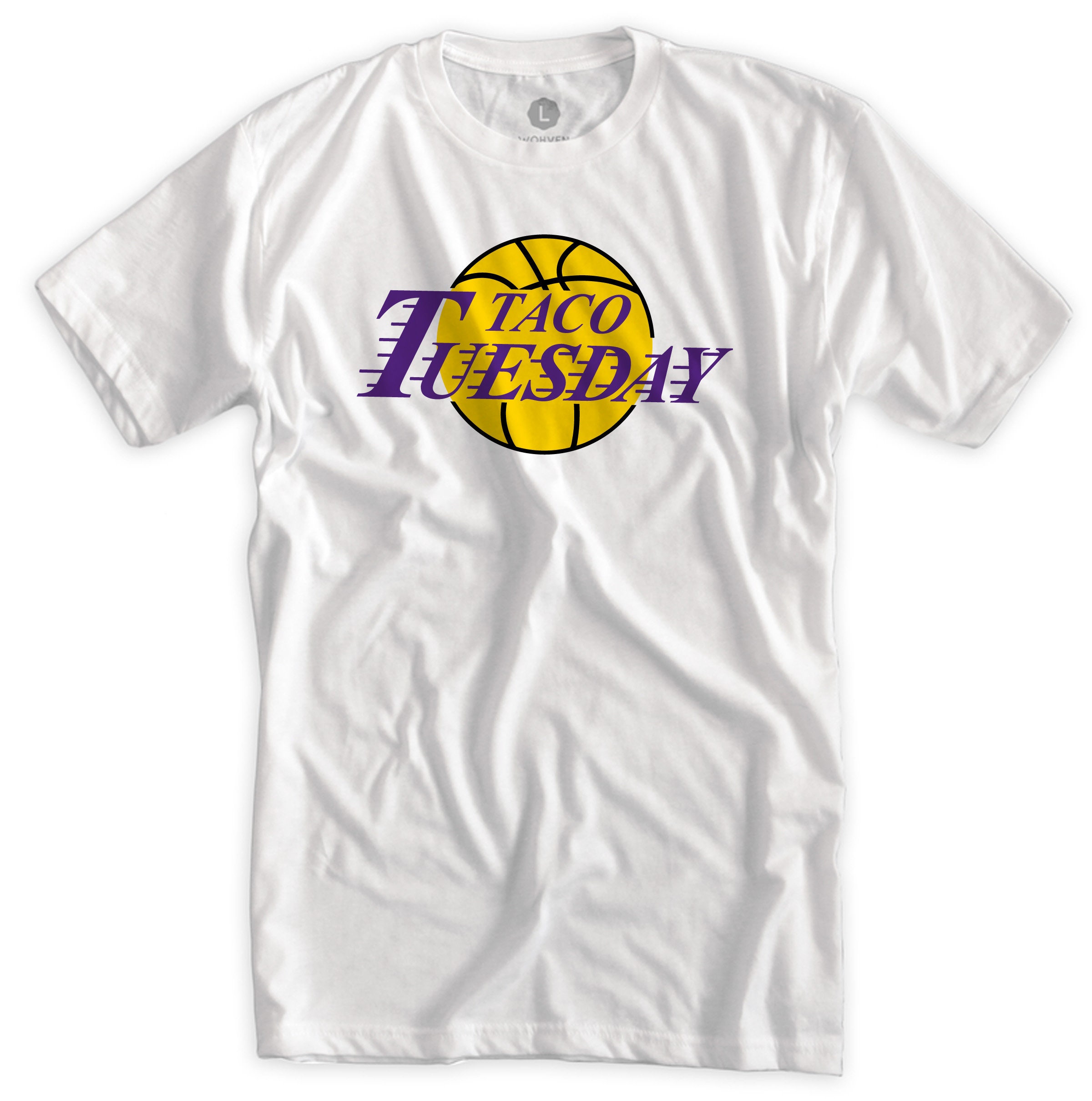 Taco Tuesday T Shirt La Los Angeles Basketball T Shirt T-Shirt Taco Tuesday T Shirt La Los Angeles Basketball T Shirt T-Shirt