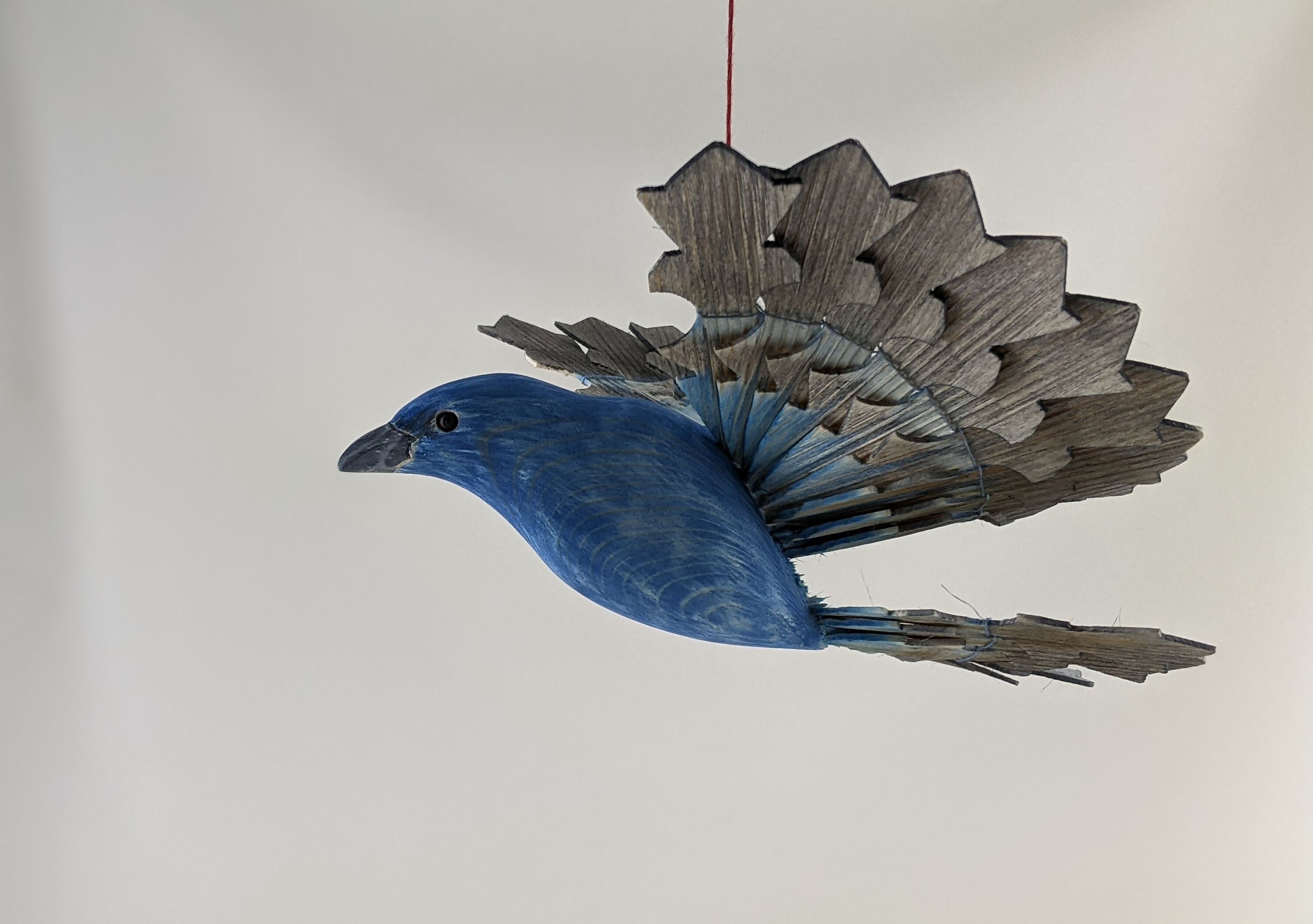 Kit De Sculpture Sur Bois - Bruant Indigo (oiseau) - Ébauches De Sculpture Et Motif - Neuf - Fabriqué Aux USA